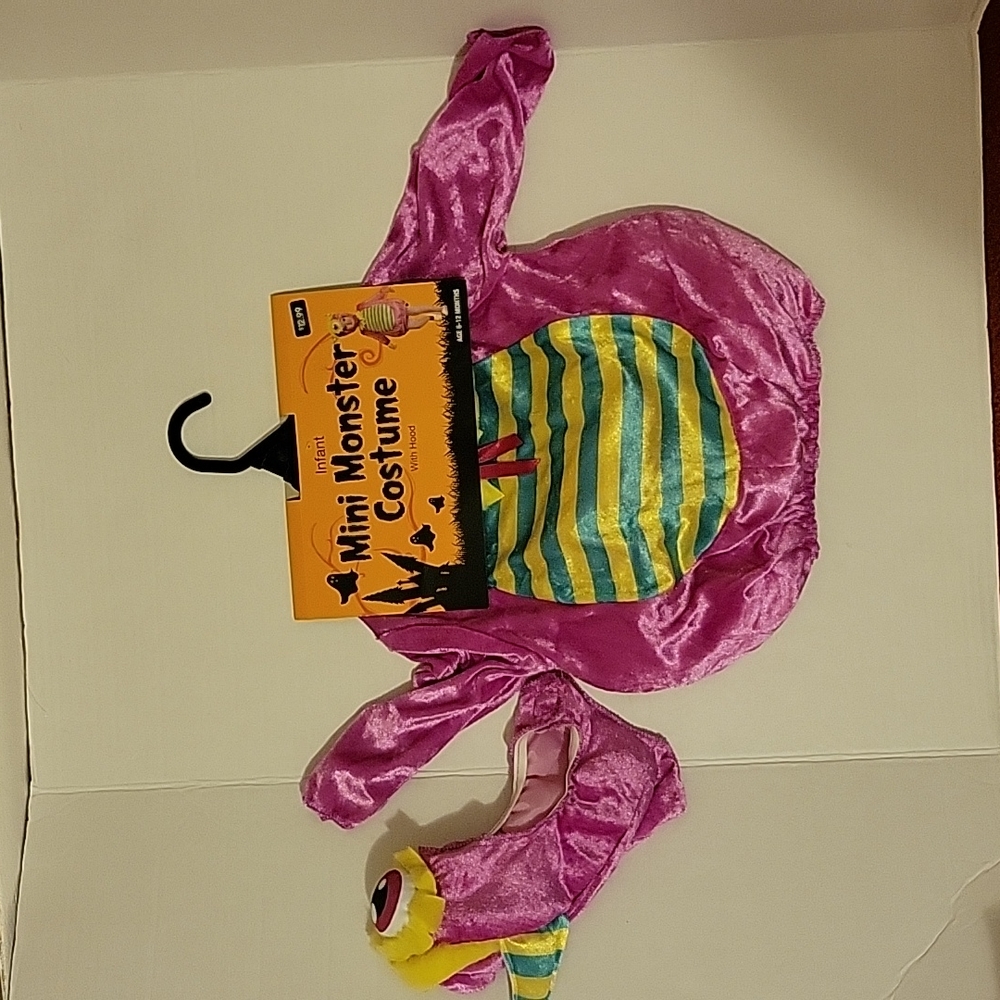NWT: Mini Monster Costume with Detached Hood